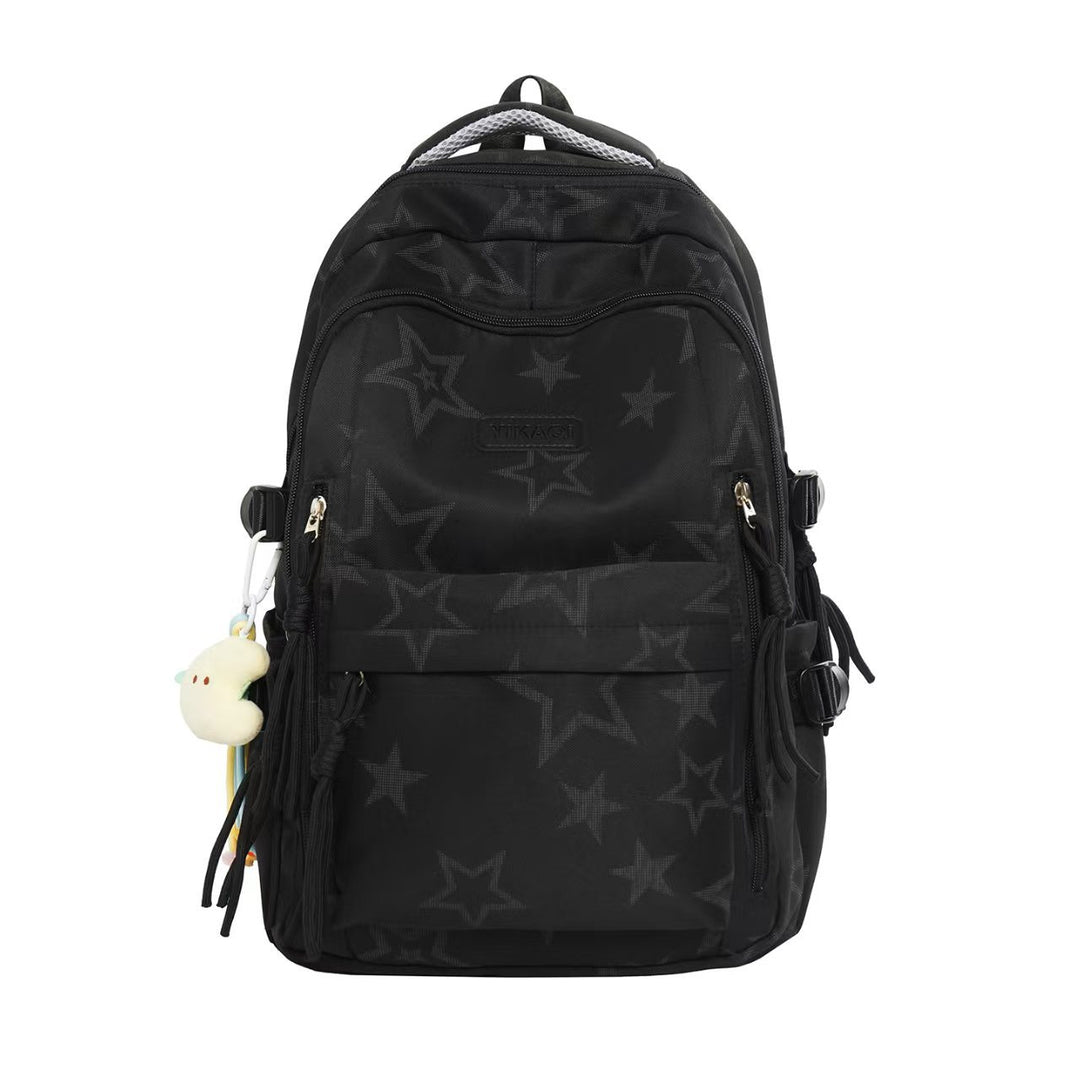 Versatile Star-Patterned Backpack Bowlift