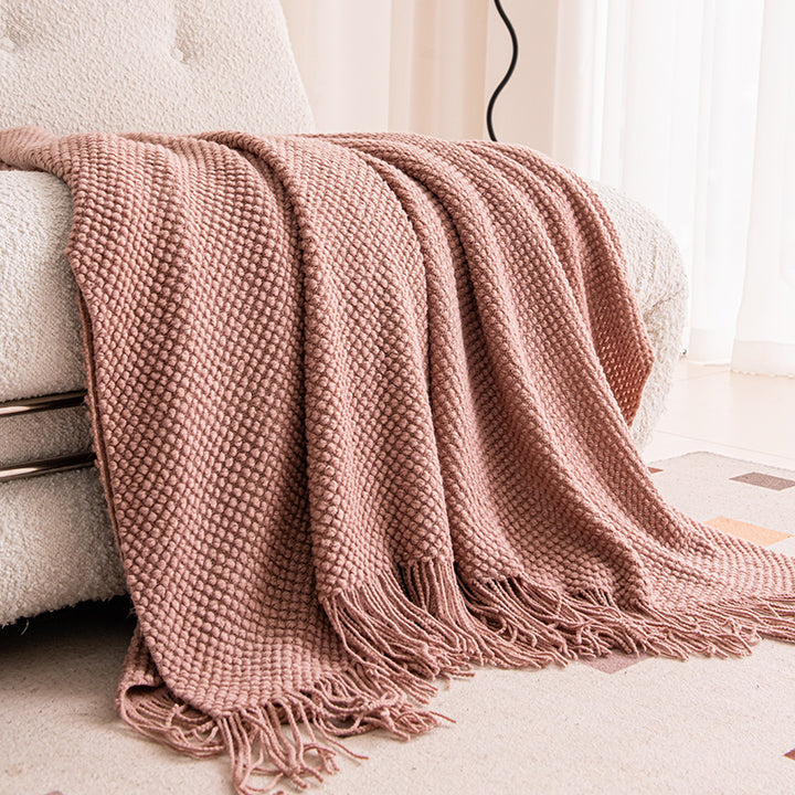 Cozy Knitted Throw