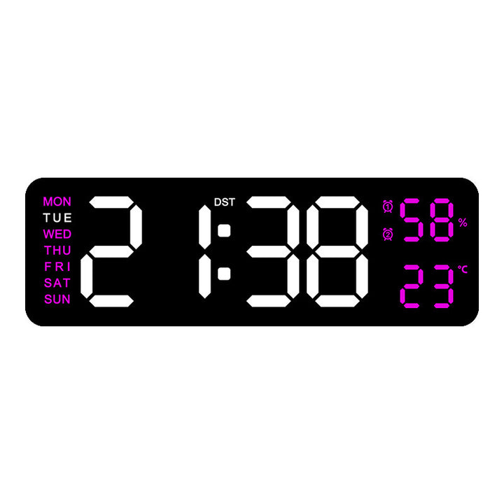 Digital Multifunctional Alarm Clock with Temperature and Hygrometer Display Bowlift