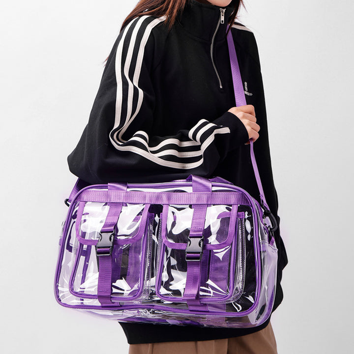 Transparent tote bag with multiple compartments Bowlift