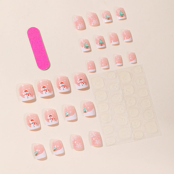 Festive Holiday-Themed Nail Art Bowlift