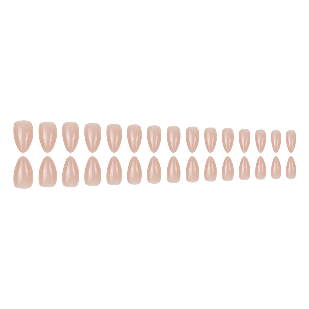 Elegant Gel Press-On Nail Set Bowlift