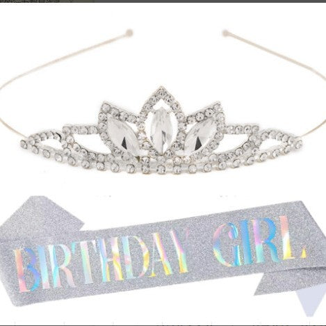 Ladies Crystal Tiara Bowlift