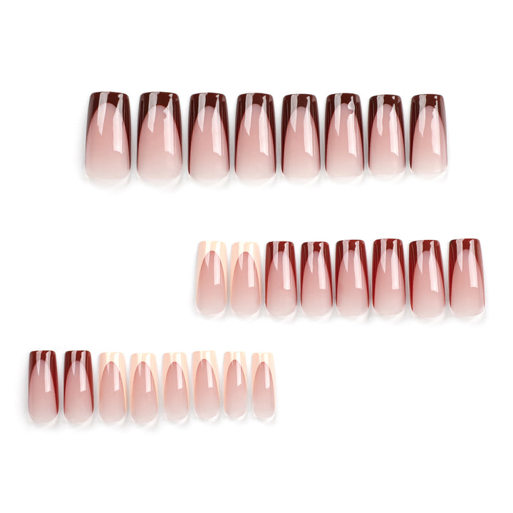 Trendy Art Nails with Elegant Gradient Bowlift
