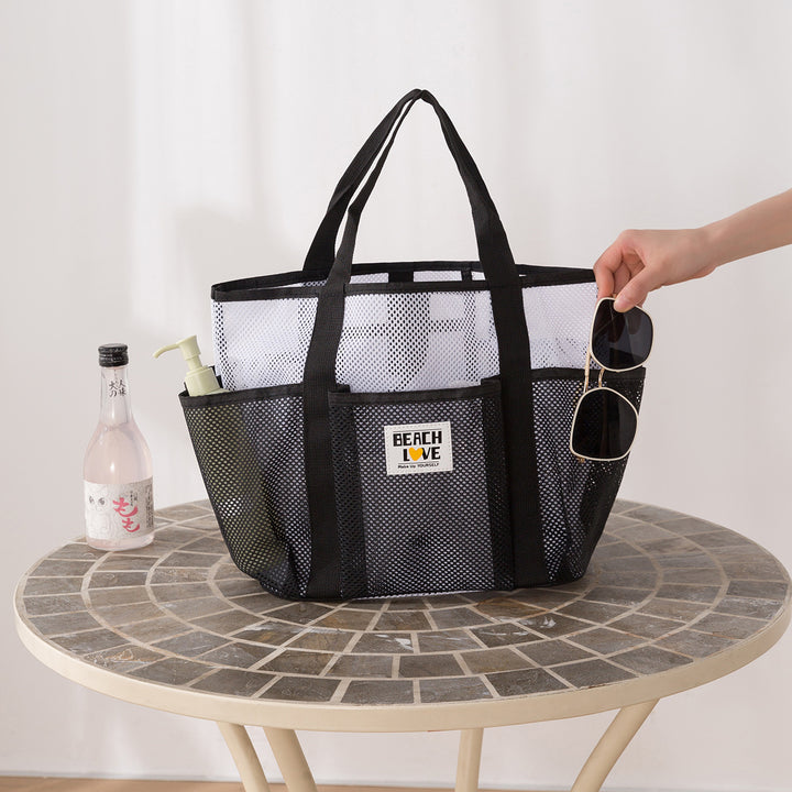 Mesh Beach Tote Bag Bowlift