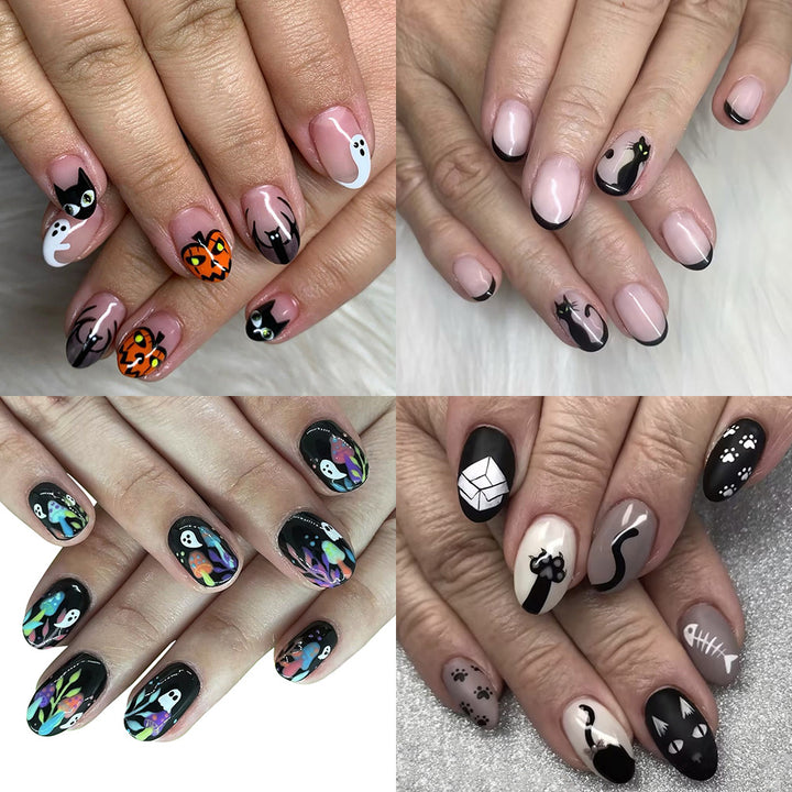 Themed Halloween Nail Art Design Set Bowlift