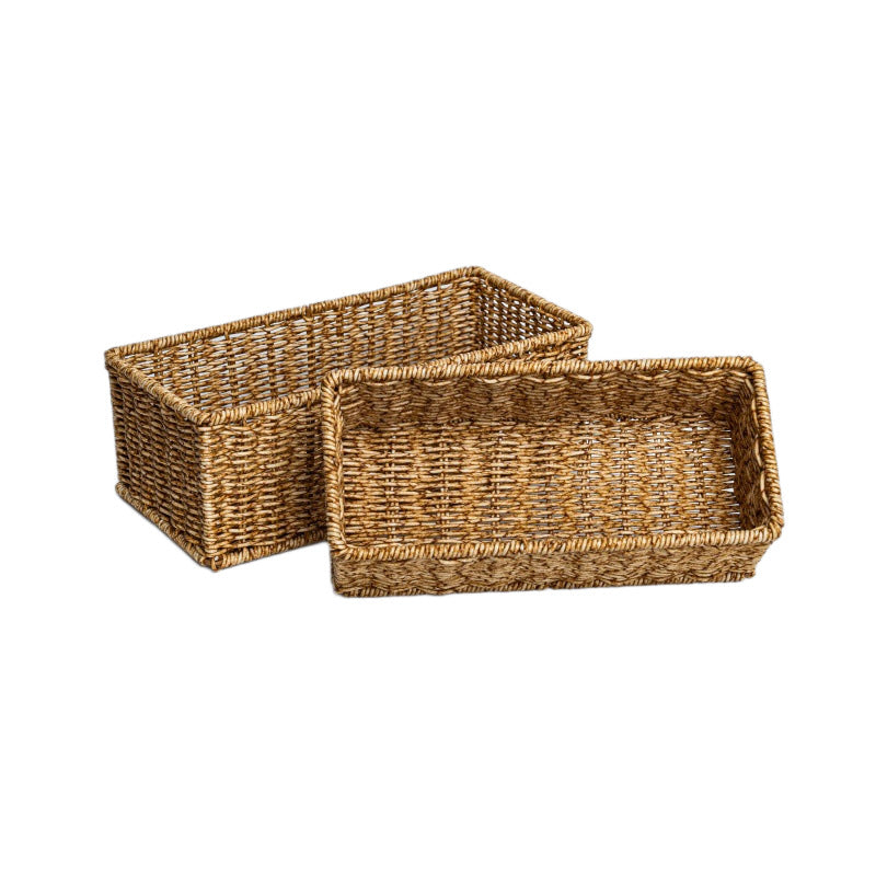 Ladies Rectangular Natural Basket Area Bowlift