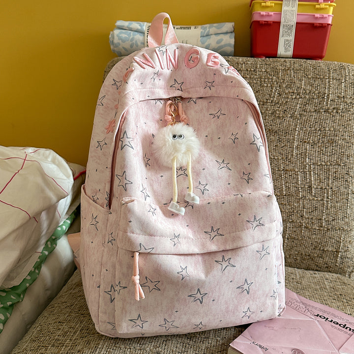 Fun Starry Design Backpack Bowlift