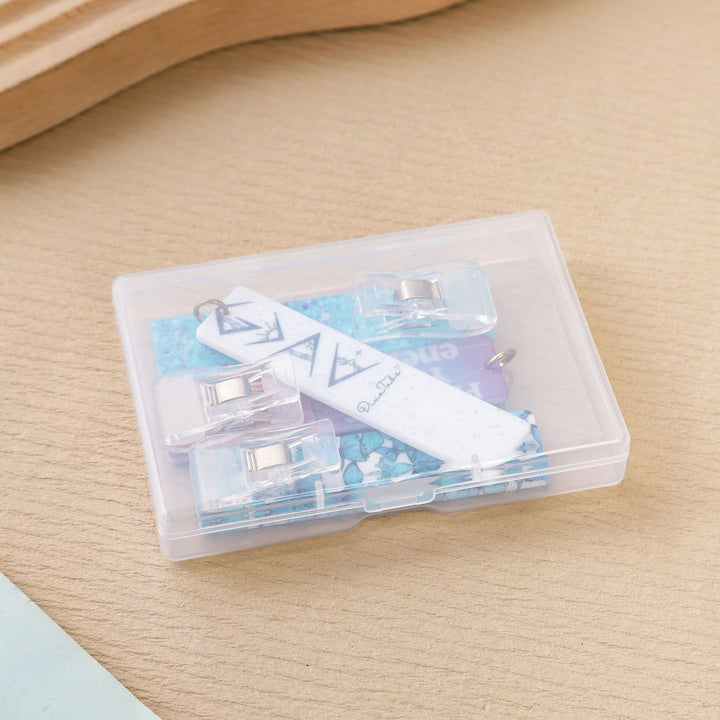 Compact Clear Pill Storage Case Bowlift