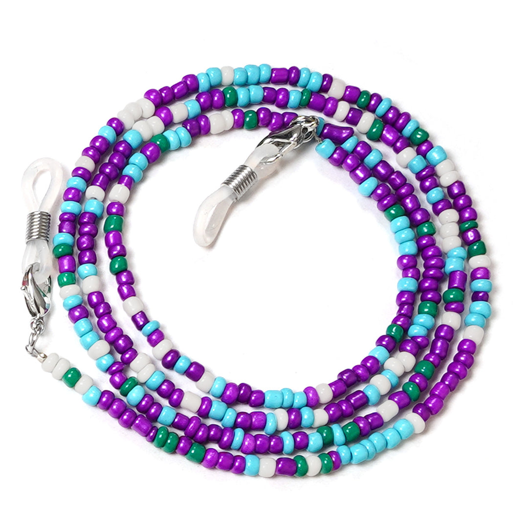 Multi-Pattern Beaded Eyewear Strap Bowlift