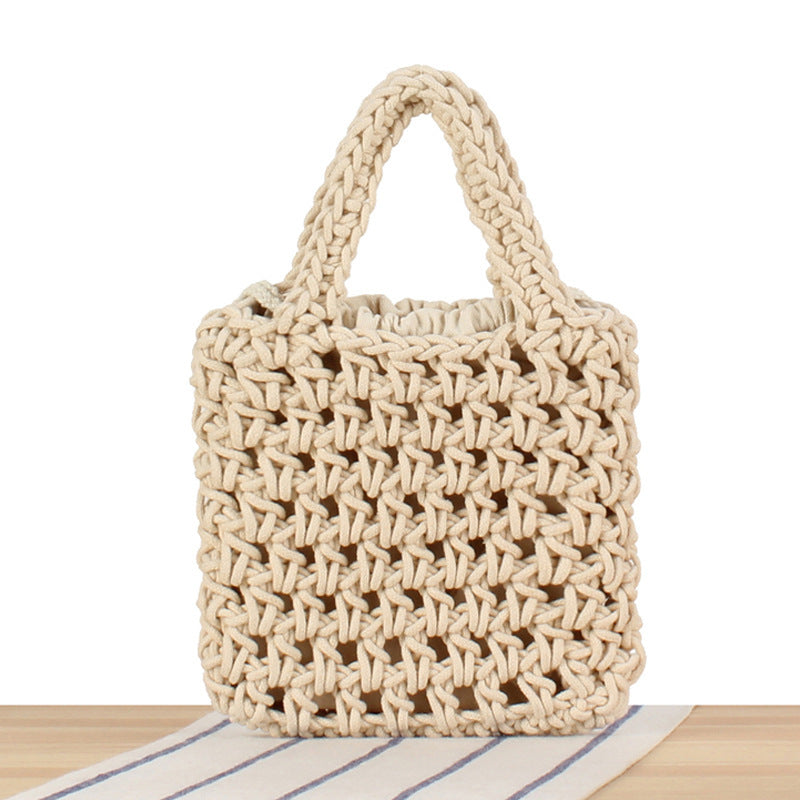 Handbag Made of High-Quality Macrame Bowlift
