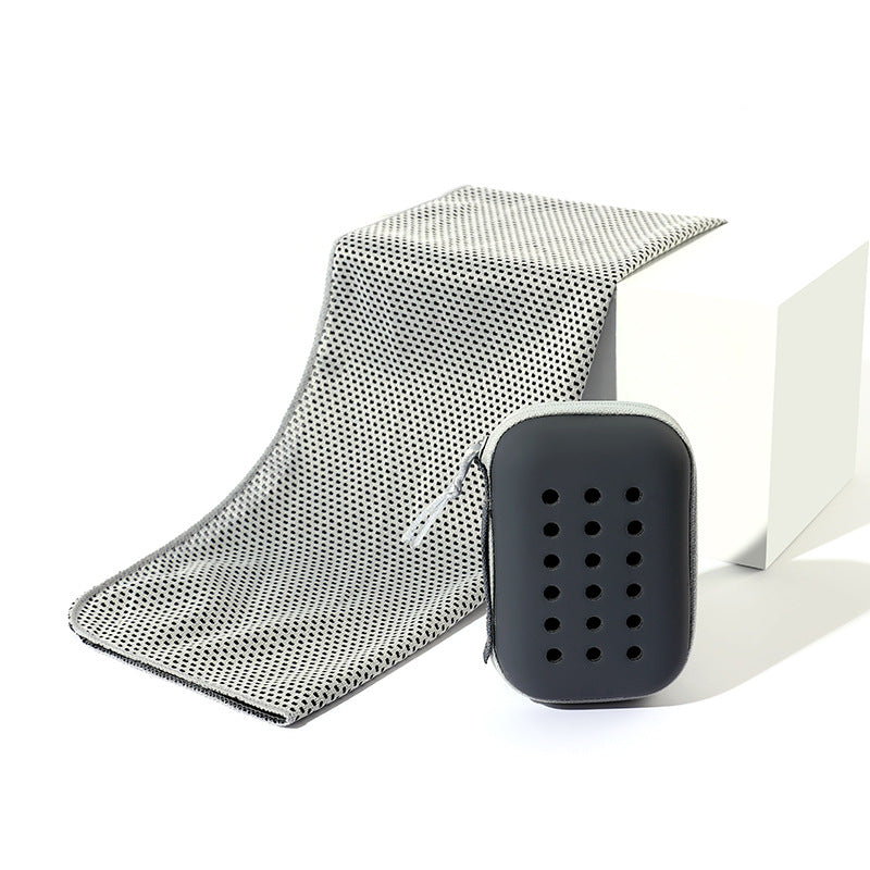 Ladies Cooling Microfiber Towel with Storage Case Bowlift
