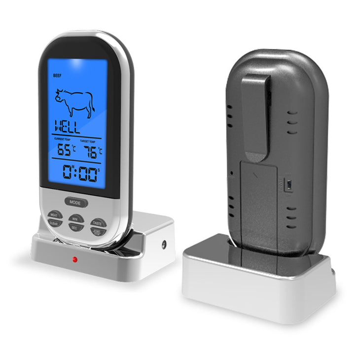 Digital Wireless Meat Thermometer with Stainless Steel Probe Bowlift
