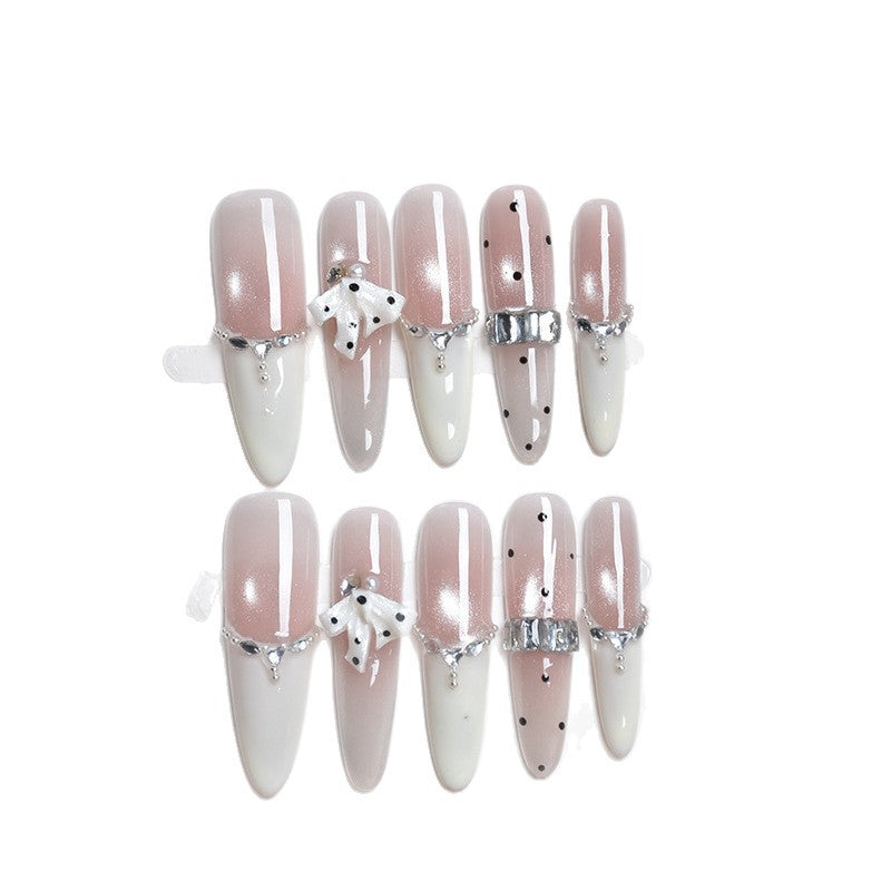 Stylish Stiletto Press-On Nail Extensions Bowlift
