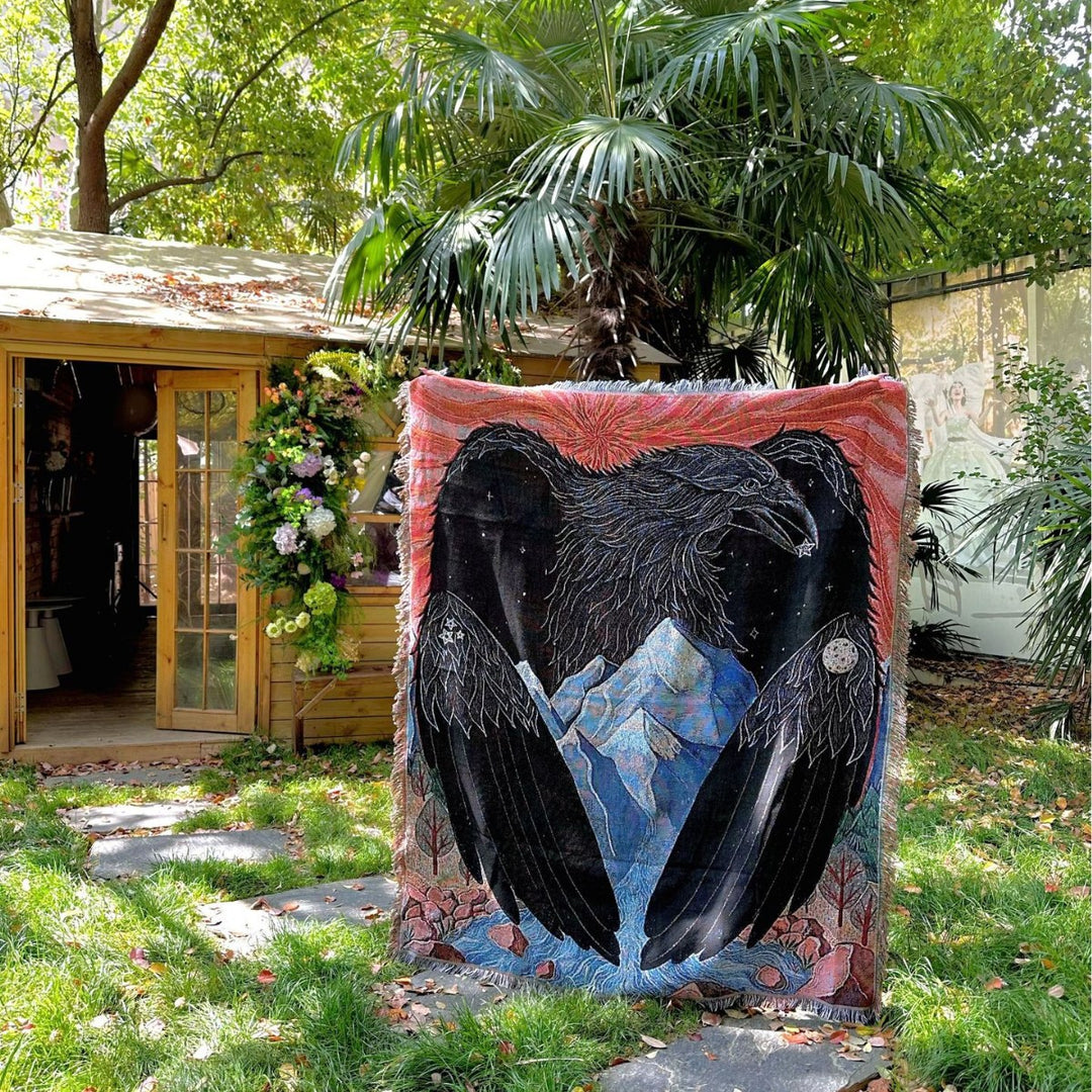 Artistic Wildlife Throw Blanket