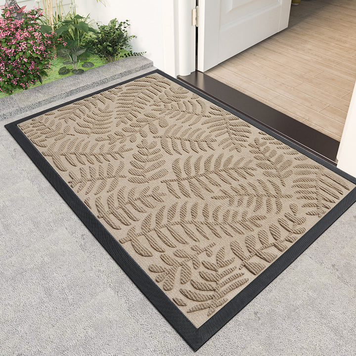Unisex Elegant Floral Design Door Mat Bowlift