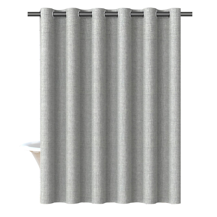 Textured Fabric Shower Curtain Bowlift 1784802088