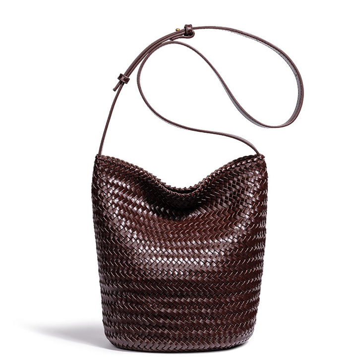 Handcrafted Woven Bucket Bag Bowlift