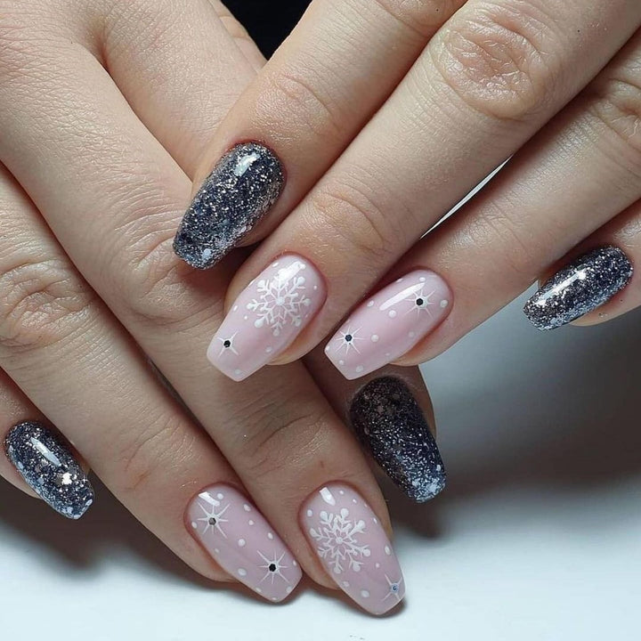 Ornate Butterfly-Inspired Acrylic Nail Extensions Bowlift