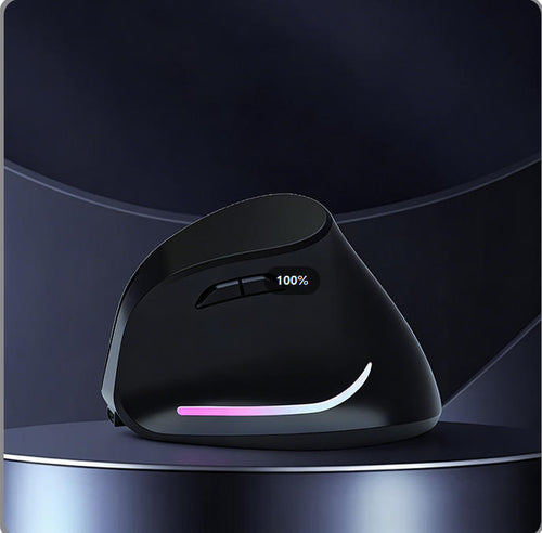 Ergonomic Funk Mouse with Integrated Battery Display Bowlift