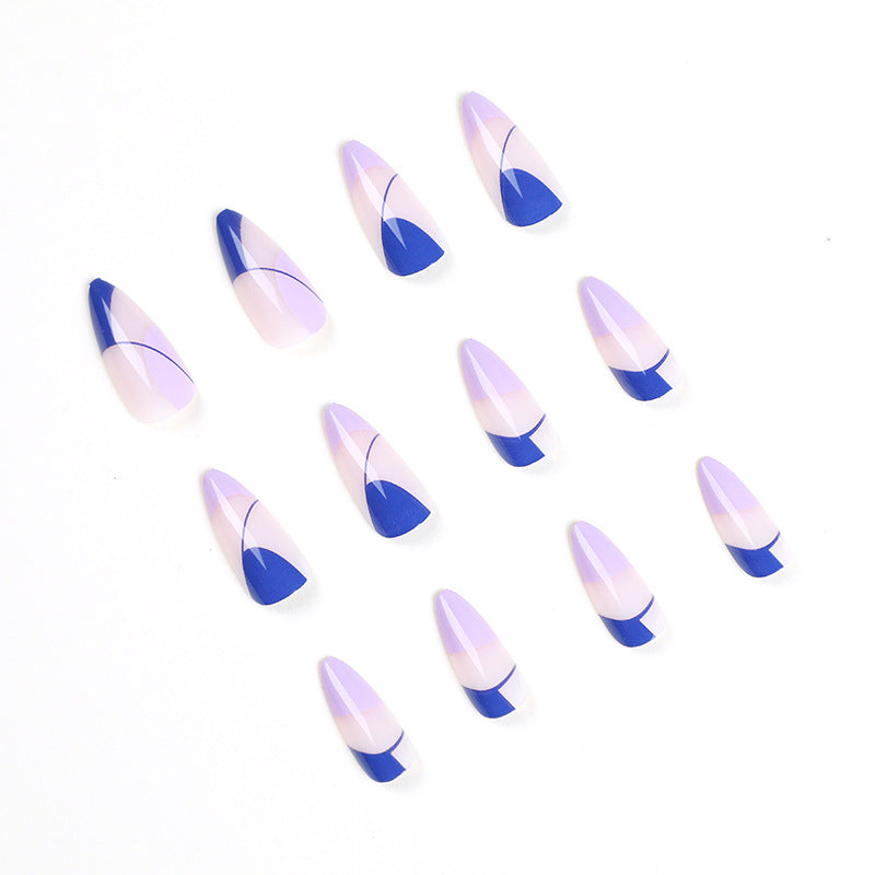 Artistic Nail Art with Elegant Color Gradients Bowlift