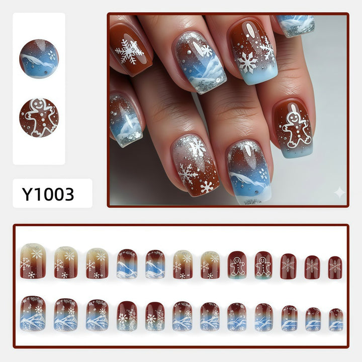 Artificial Nails in Modern Tribal Design Bowlift