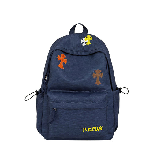 Casual Embroidered Backpack