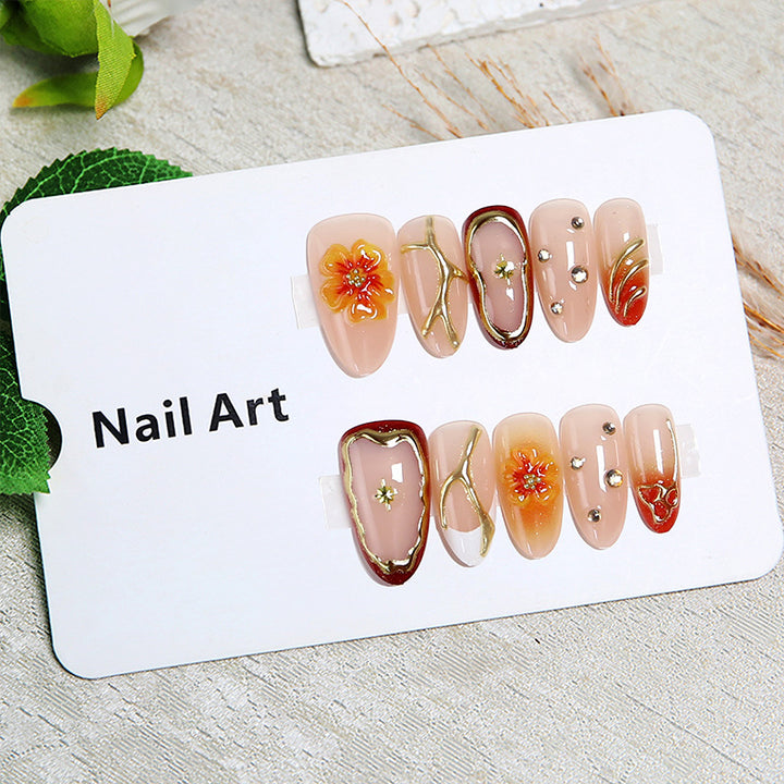 Do-it-Yourself artificial nails with floral designs Bowlift