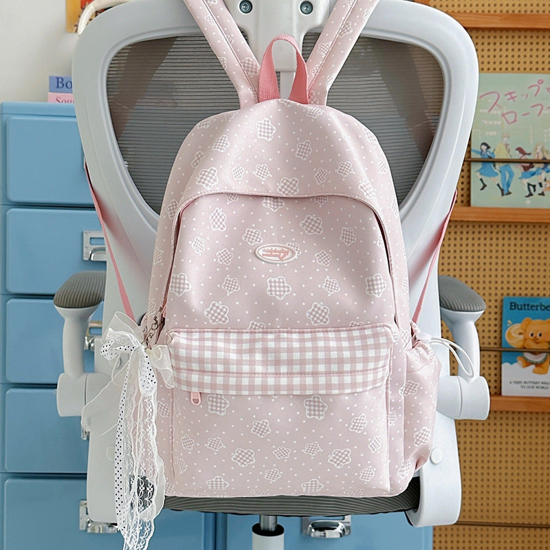 Cute Bunny Ears School Backpack