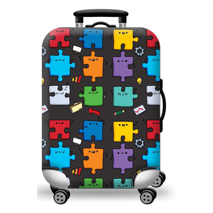 Geometric Travel Hard Shell Suitcase Bowlift