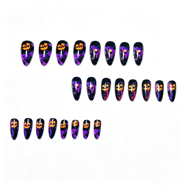 Artistic Halloween-Themed Nail Design Bowlift