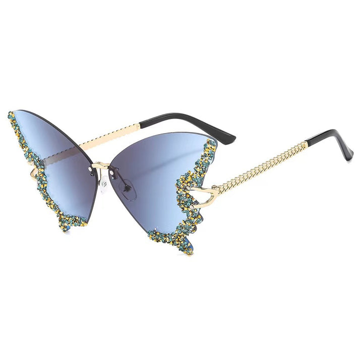 Women extravagant wing sunglasses Bowlift