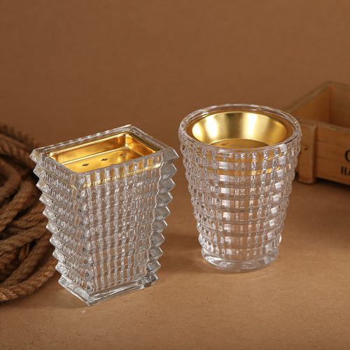 Perforated Removable Inner-Cup Toothbrush & Cosmetic Brush Holder Bowlift