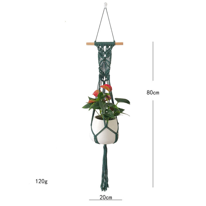 Macrame flower holder with elegant design