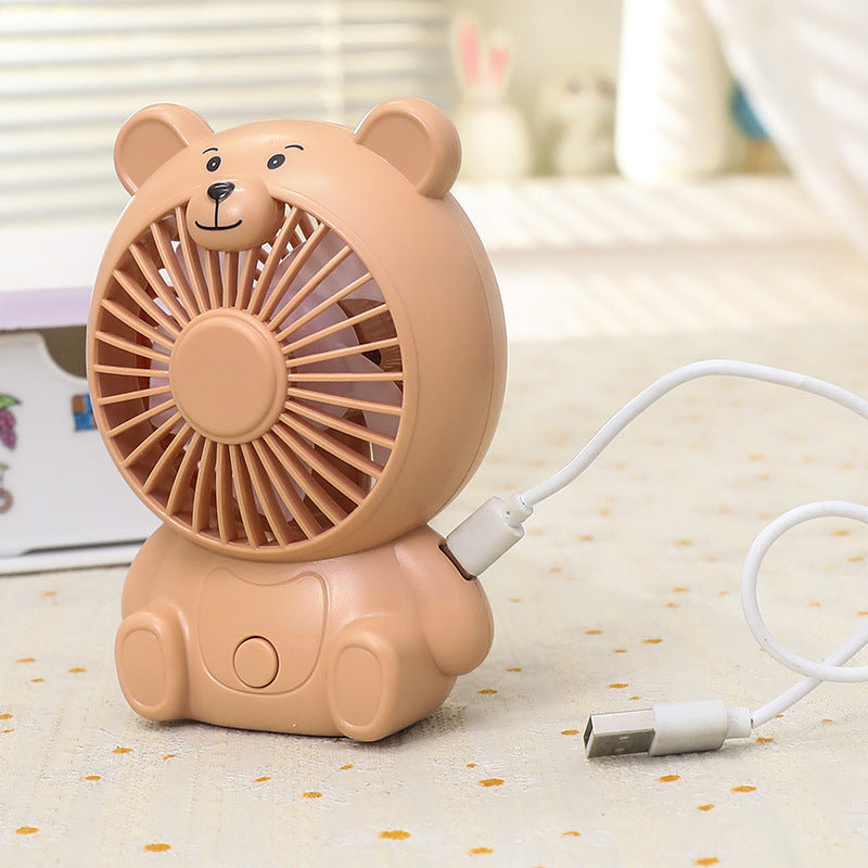 Ladies USB table fan in bear design Bowlift