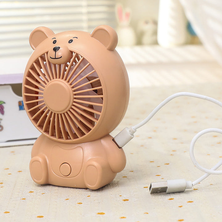 Ladies USB table fan in bear design Bowlift
