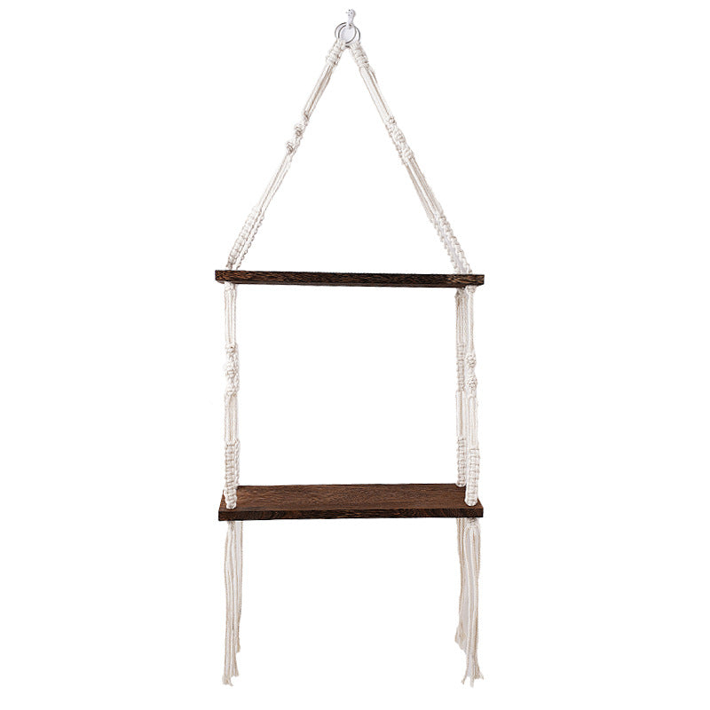 Macramé Floating Shelf Organizer Bowlift