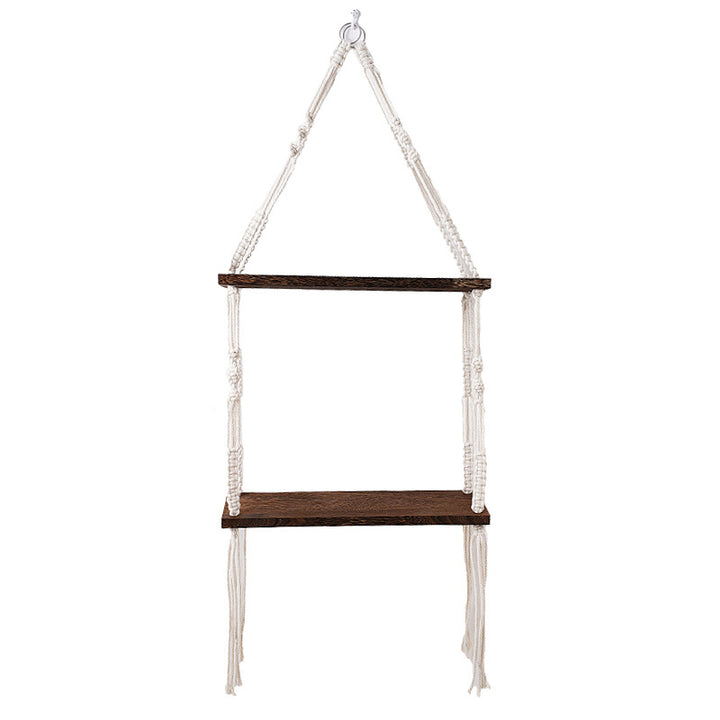Macramé Floating Shelf Organizer Bowlift