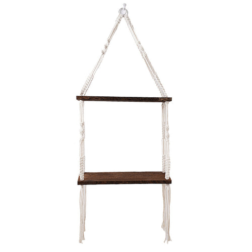Macramé Floating Shelf Organizer Bowlift
