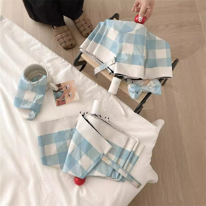 Women’s Foldable Umbrella with Special Design Bowlift