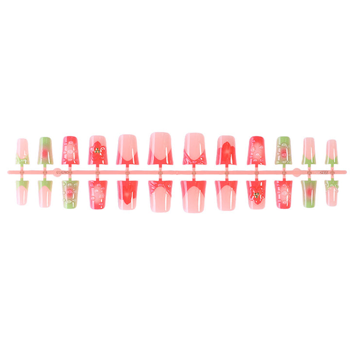 Creative Decorative Press-On Nail Art Set Bowlift