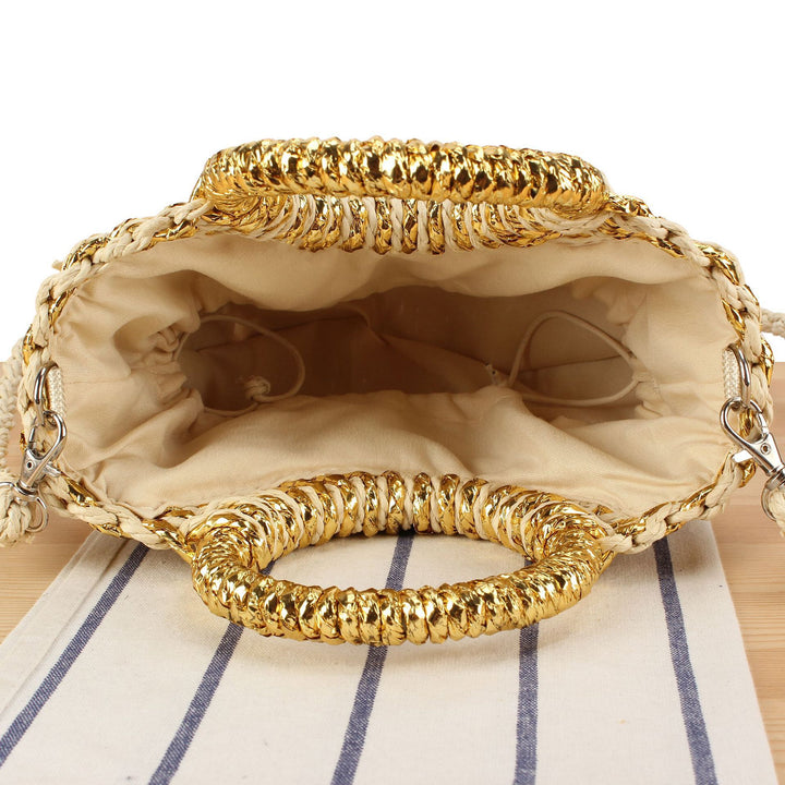 Handbag with Sophisticated Braiding Bowlift