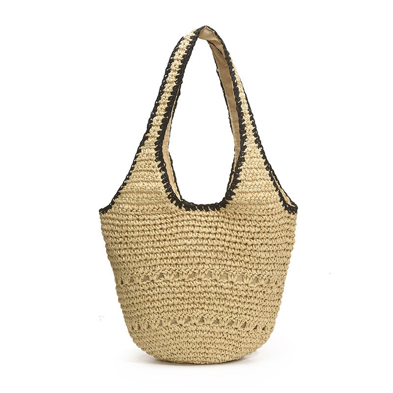 Braided tote bag with unique structure Bowlift