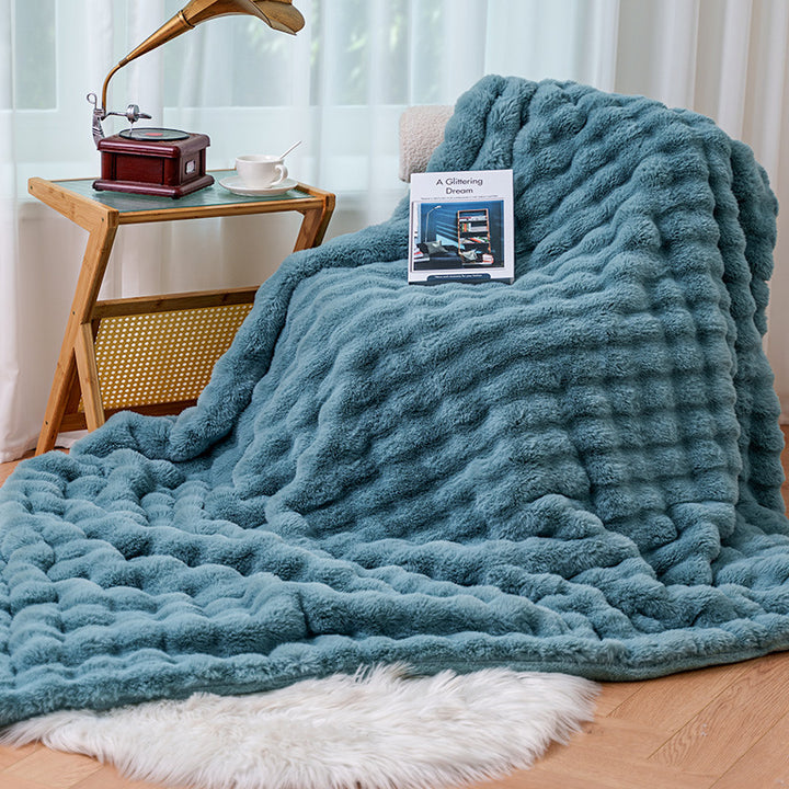 Women cozy and luxurious blanket Bowlift