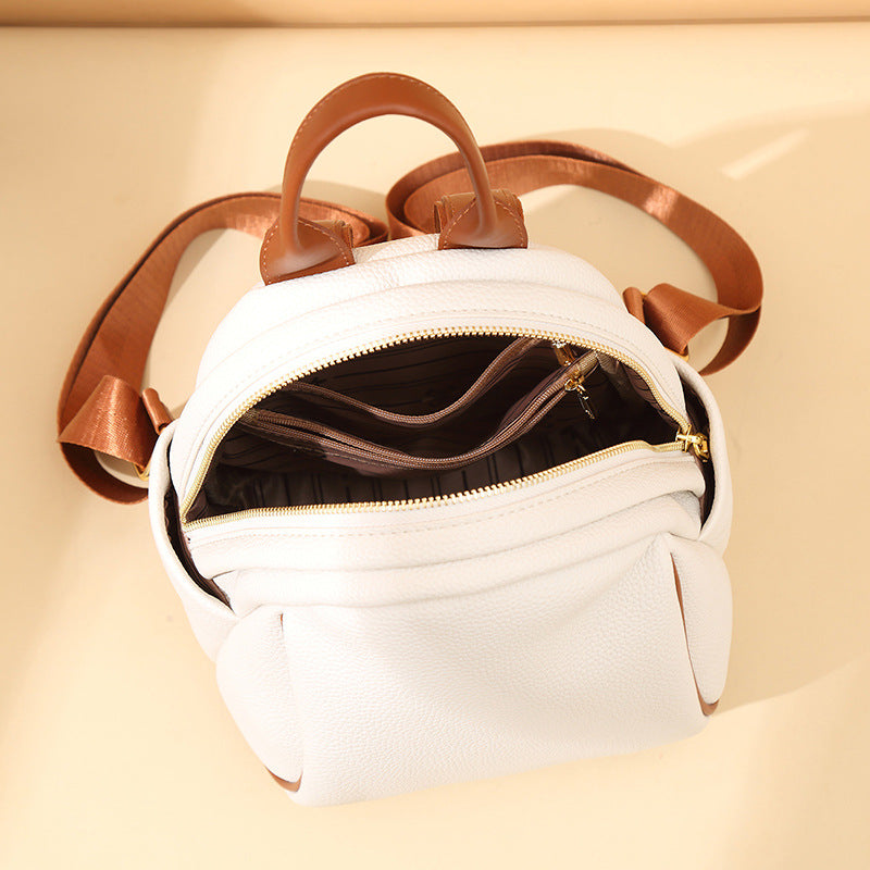Stylish Textured Mini Backpack Bowlift