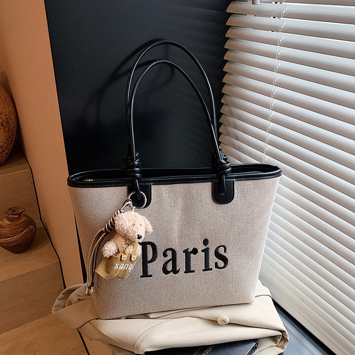Elegant Paris Themed Tote Bag Bowlift