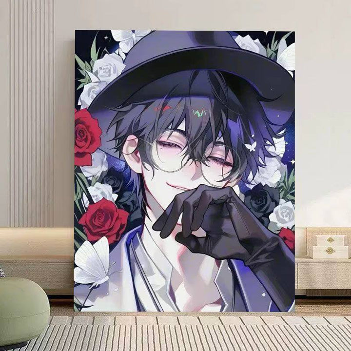 Artistic Anime-Inspired Wall Art Print Bowlift