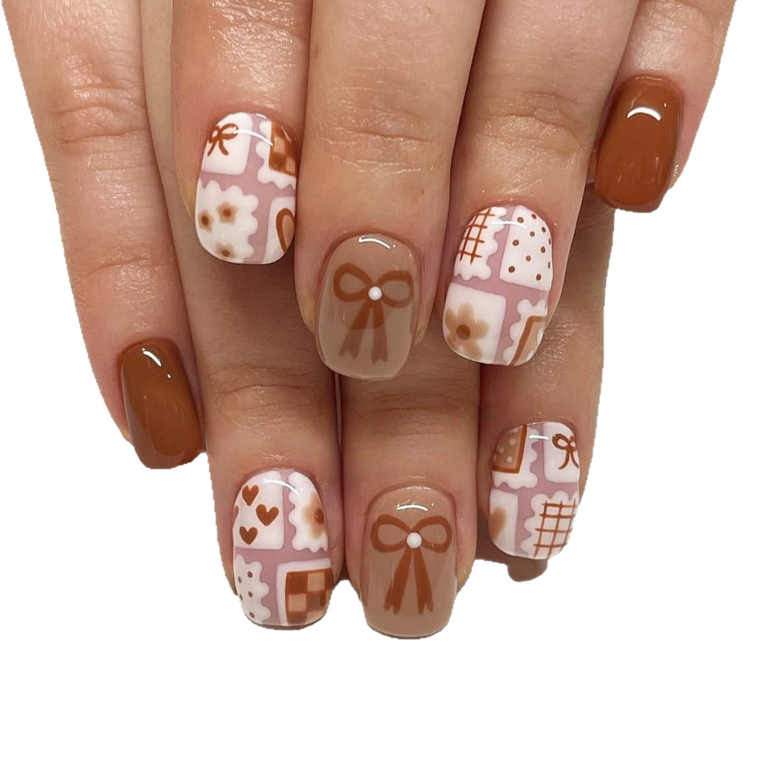 Decorative Press-On Nail Art Kit Bowlift