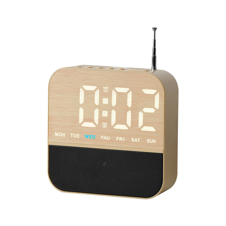 Digital Alarm Clock with LED Display Bowlift
