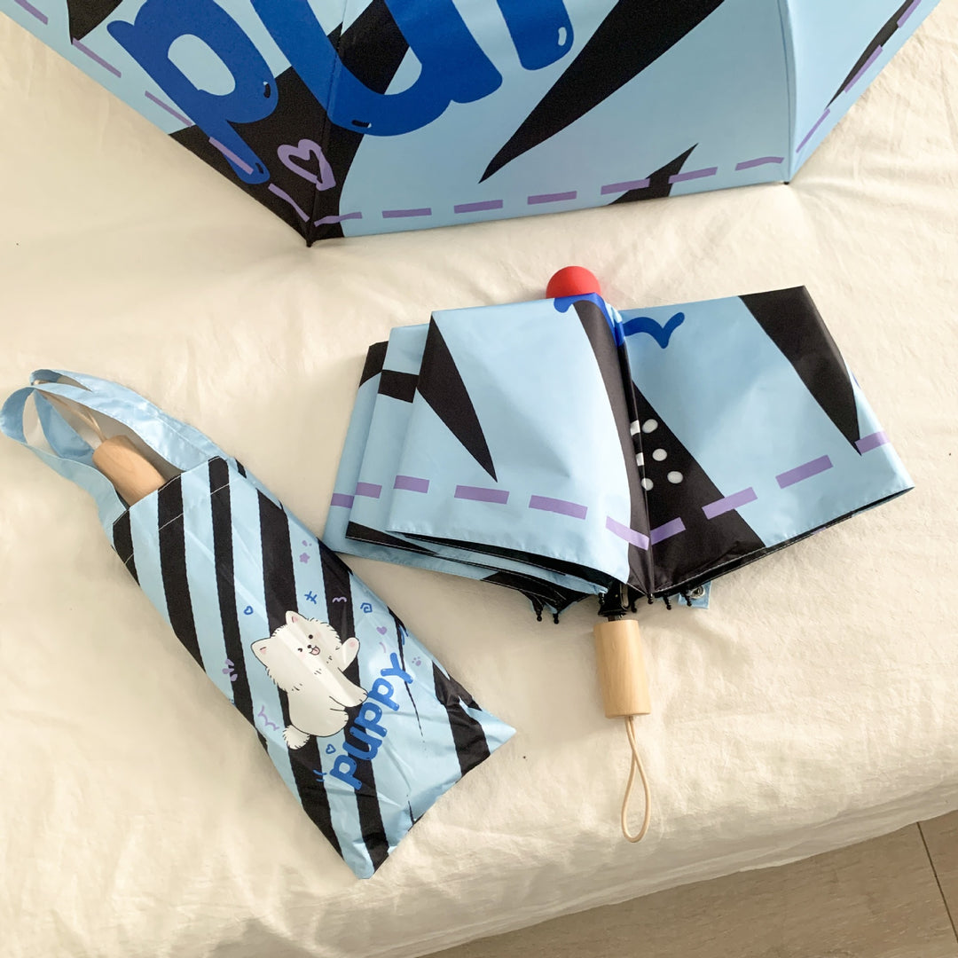 Ladies practical folding umbrella with innovative drip design Bowlift